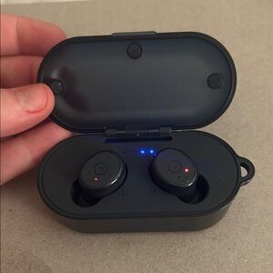 Tozo Black Wireless Earbuds with Charging Case